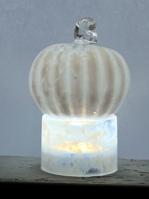 Boutique 31 Boule de Noël BLANC en verre soufflé