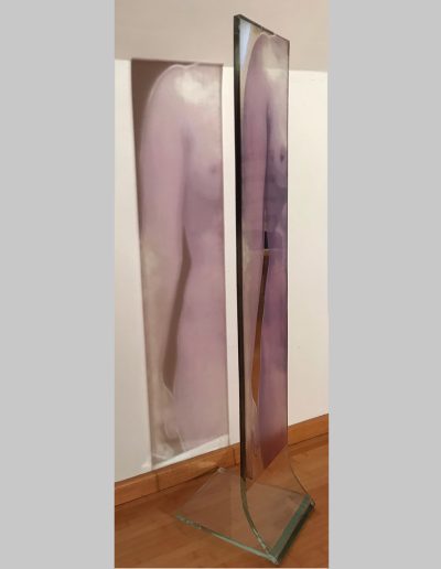 02 jerome ghesquiere photographie soufflee artiste verrier totem serigraphie verre