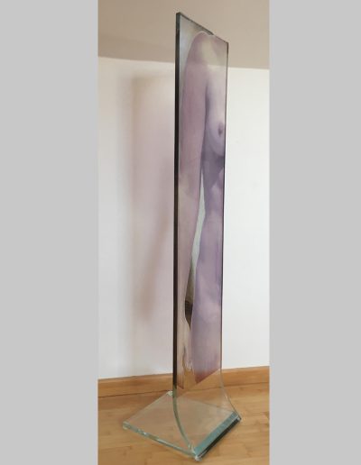 04 jerome ghesquiere photographie soufflee artiste verrier totem serigraphie verre