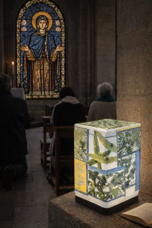 Boutique 3 Veilleuse Totem - Vitrail Contemporain – Verre Soufflé