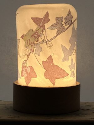 Boutique 15 Veilleuse en Blanc en verre soufflé