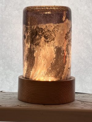 Boutique 19 Veilleuse en Noir en verre soufflé