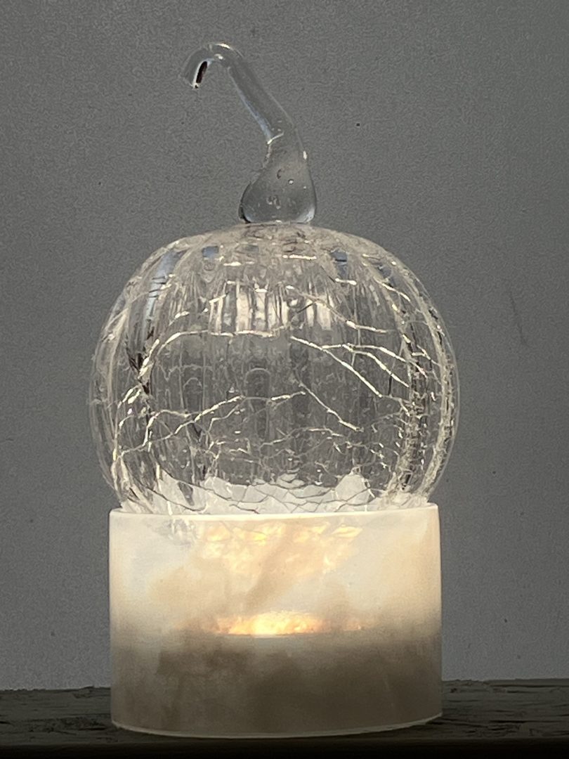 Boule de Noël TRANSPARENT en verre soufflé 3 Boule de Noël TRANSPARENT en verre soufflé – Image 3