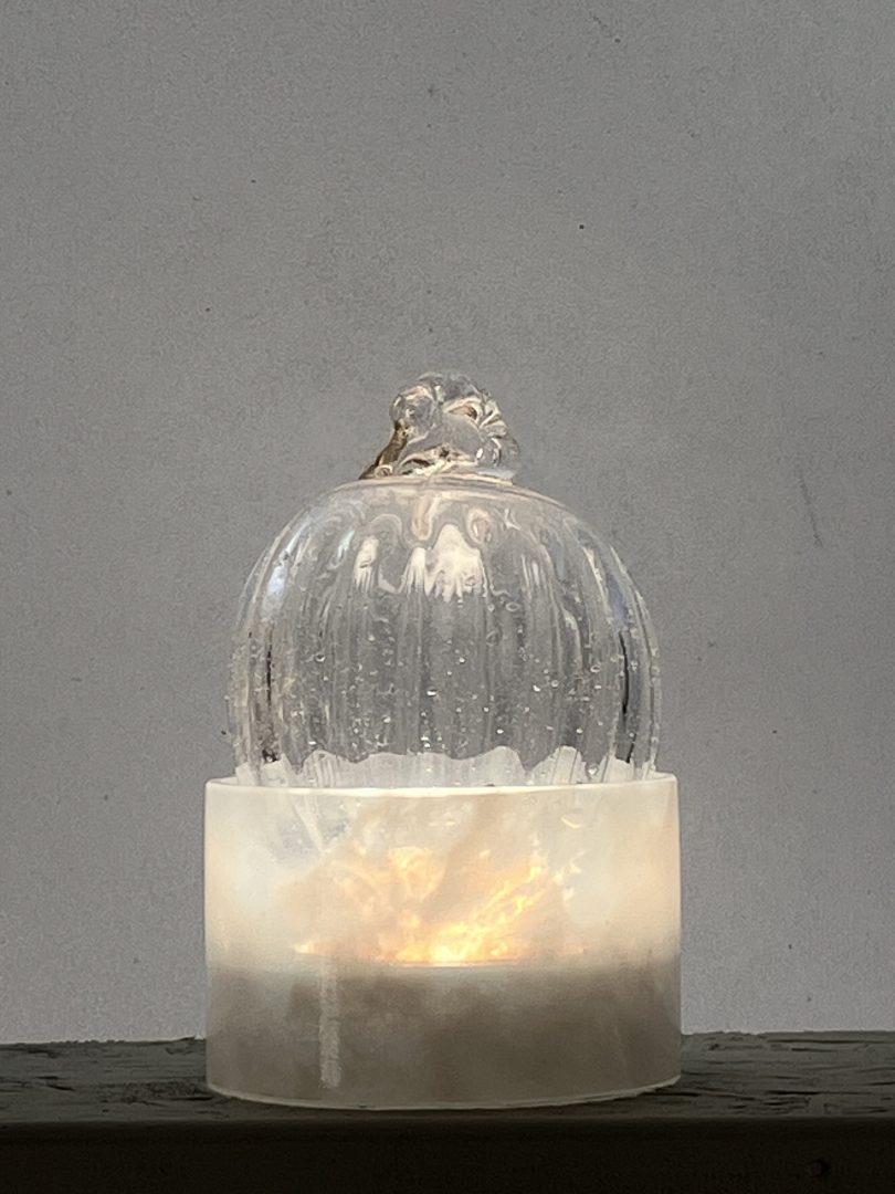 Boule de Noël TRANSPARENT en verre soufflé 4 Boule de Noël TRANSPARENT en verre soufflé – Image 4