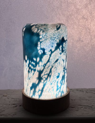 05 jerome ghesquiere photographie soufflee artisan verre veilleuse vert