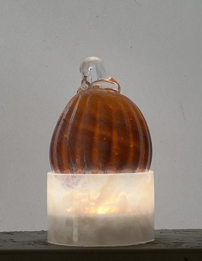 07 jerome ghesquiere photographie soufflee artisan art souffleur verre boule de noel jaune