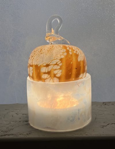 15 jerome ghesquiere photographie soufflee artisan art souffleur verre oise boule de noel jaune