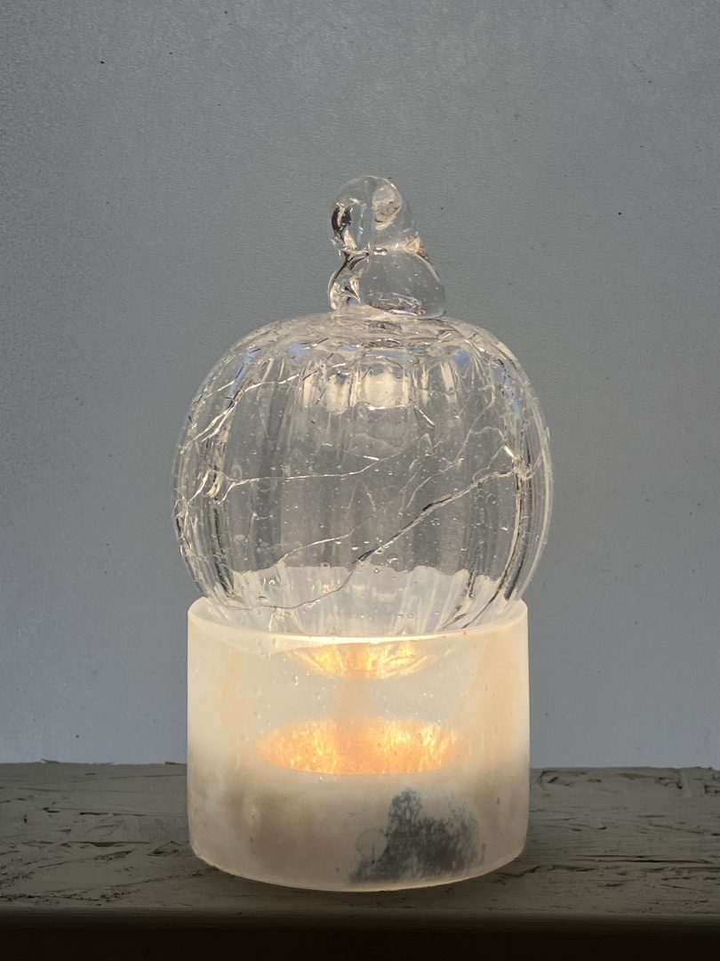 Boule de Noël TRANSPARENT en verre soufflé 5 Boule de Noël TRANSPARENT en verre soufflé – Image 5