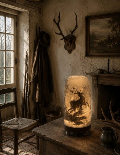 00 jerome ghesquiere photographie soufflee artiste verrier grande veilleuse toile de jouy Jaulzy design artisanale art contemporain oise hauts de france souffleur verre