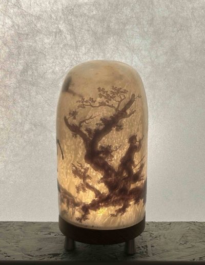 03 jerome ghesquiere photographie soufflee artiste verrier grande veilleuse toile de jouy Jaulzy design artisanale art contemporain oise hauts de france souffleur verre
